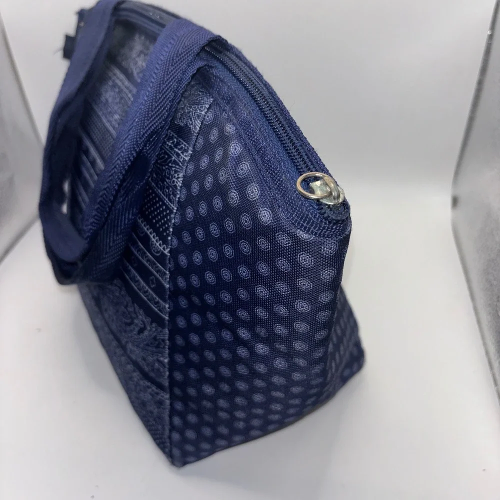 Igloo Insulated Lunch Tote Bag Blue Paisley Pattern Soft Side Cooler 9 Can